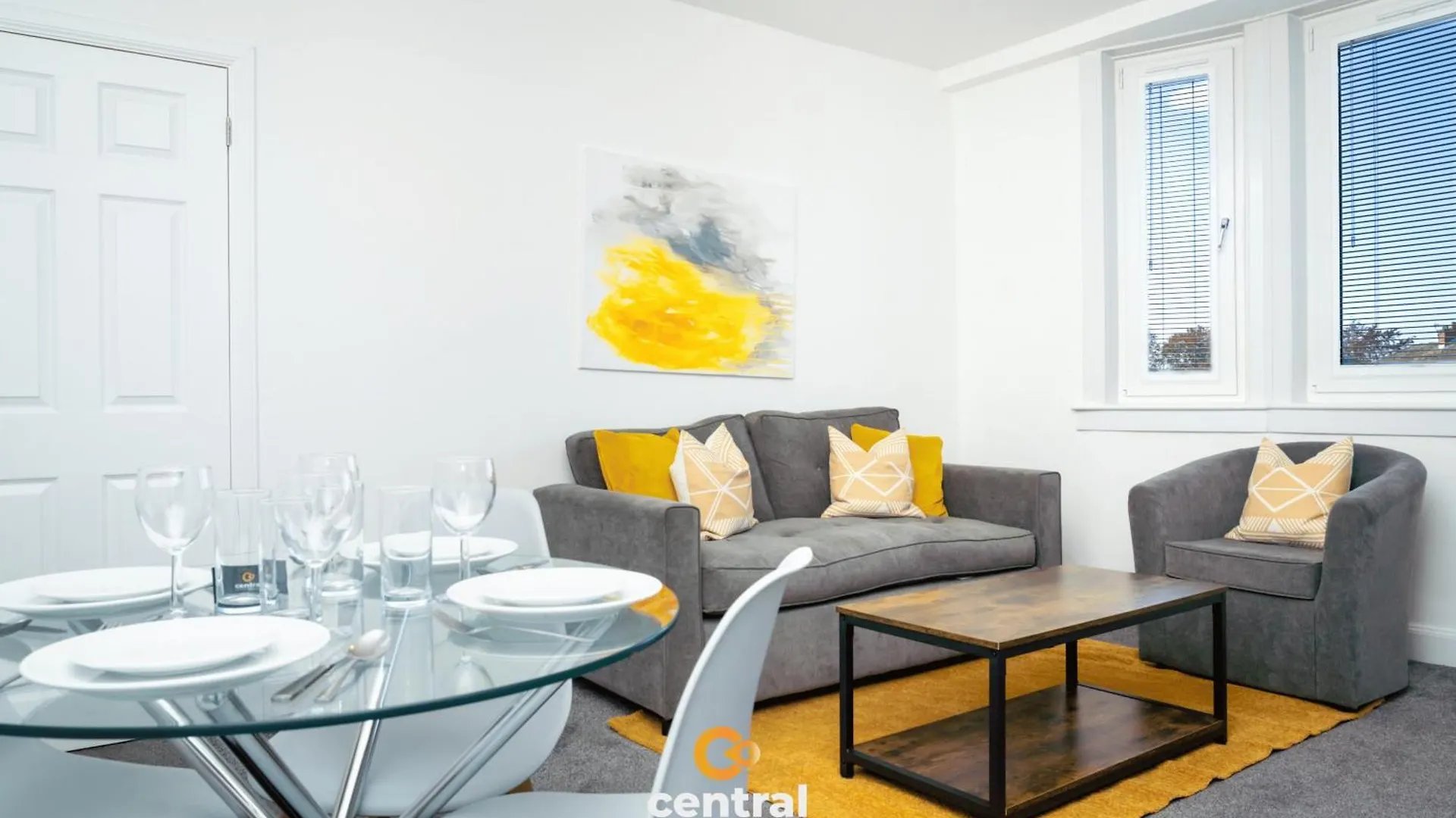 Central Serviced Apartments: Modern 2-Bedroom Family Stay Dundee 0*,